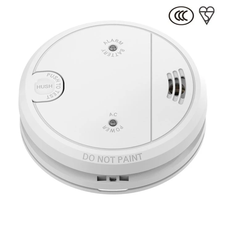 AC DC Smoke Alarm With BSI EN14604