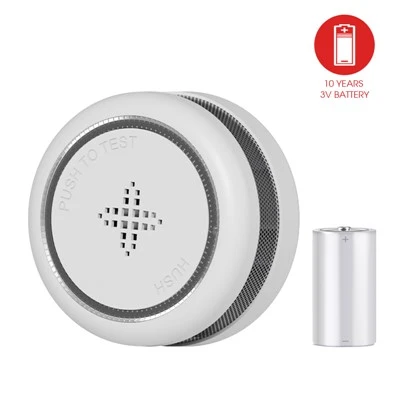 Innebygd-3V litiumbatteri mini røykvarsler
